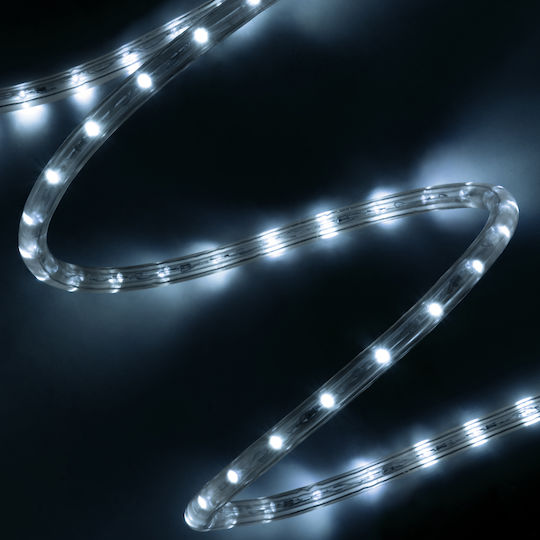 GloboStar Αδιάβροχη Ταινία LED 220V Ψυχρό Λευκό Φως 1m