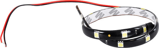 GloboStar Waterproof LED Strip 12V Cold White Light 0.3m Type SMD5050