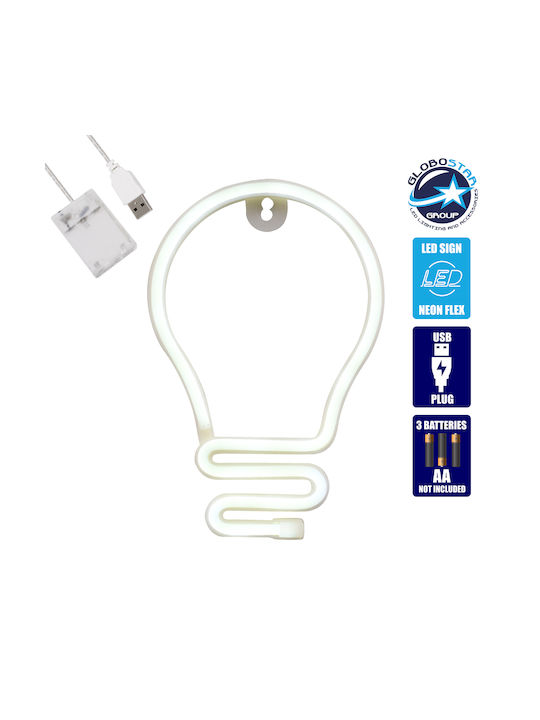GloboStar Dekorative Lampe Weiß