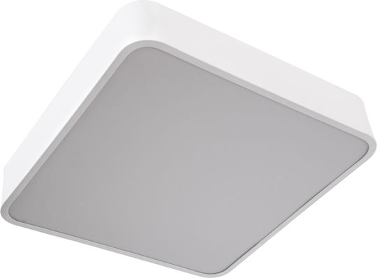 GloboStar Kamala Ceiling Mount Light 40cm White with Integrated LED and Remote Control