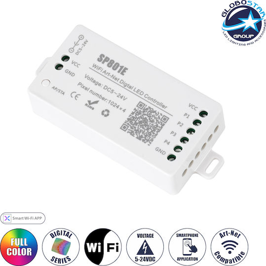 GloboStar Drahtlos RGBW Controller Wi-Fi 73415