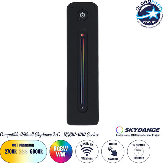 GloboStar R10 Skydance Wireless Remote Control Touch RF Hand Tool 71545