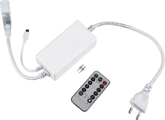 GloboStar Ασύρματο Controller για Ρυθμιζόμενο Λευκό με Τηλεχειριστήριο 70666