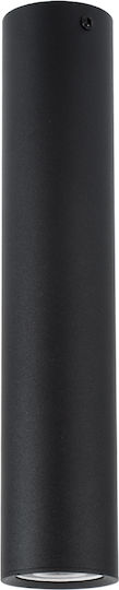GloboStar Duct Single Spot with Socket GU10 in Black Color