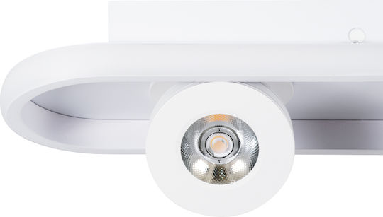 GloboStar Nespo LED Spot with 4 Lights in White Color