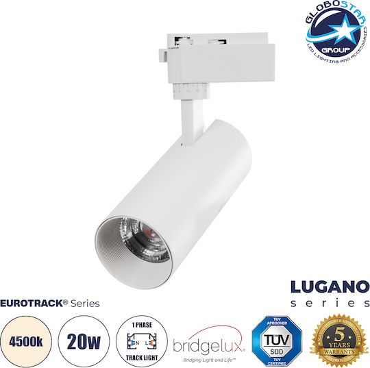 GloboStar LUGANO Monos Spot în Culoare Alb