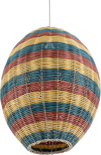 GloboStar Caballeros Висящо Таванно Осветително Тяло Bulb Бохо Мрежа с Цокъл E27 40x50x50см