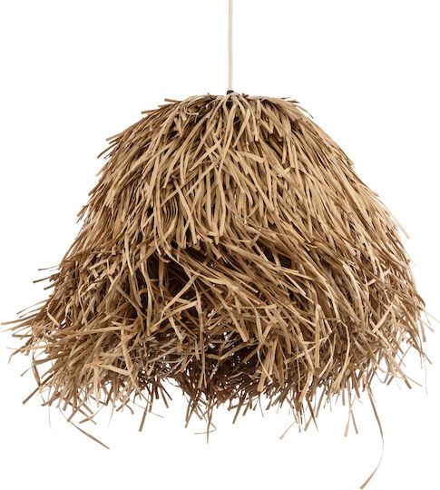 GloboStar Guadeloupe Κρεμαστό Φωτιστικό Bulb Boho Πλέγμα με Ντουί E27 50x50x40εκ.