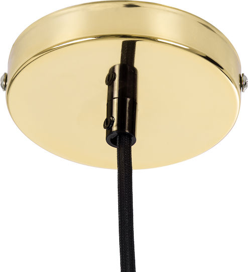 GloboStar Lumi Hängelampe Gold mit Fassung E27 10.5x118cm.