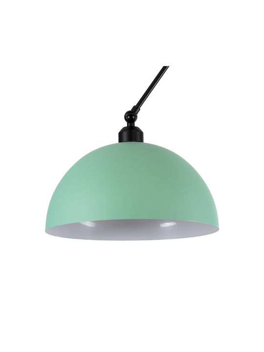 GloboStar Lotus Pendant Light Green Bell with Socket E27 30x21cm