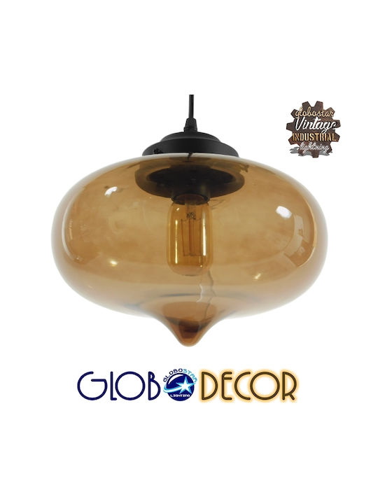 GloboStar Pomegranate Ceiling Light Honey Ball with E27 Socket 26x20x20cm