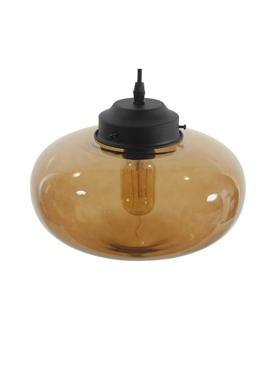 GloboStar Pomegranate Ceiling Light Honey Ball with E27 Socket 26x20x20cm