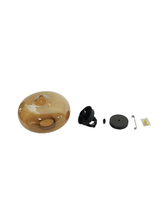 GloboStar Pomegranate Ceiling Light Honey Ball with E27 Socket 26x20x20cm