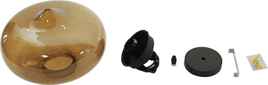 GloboStar Pomegranate Ceiling Light Honey Ball with E27 Socket 26x20x20cm