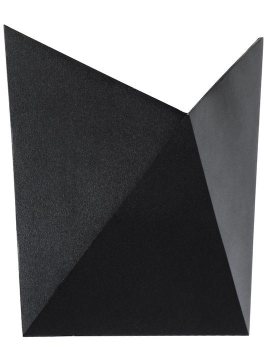 GloboStar Stealth Wall-Mounted Outdoor LED Ceiling Lamp IP65 10W with Warm White Light 17x7.5x17cm