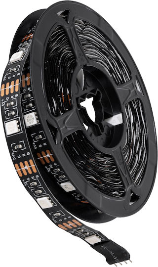 GloboStar Ταινία LED USB 5V RGB Φως 1m Τύπου SMD5050 με Τροφοδοτικό & Τηλεχειριστήριο