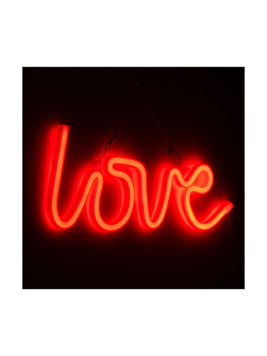 GloboStar Neon Διακοσμητικό Φωτιστικό LED Love