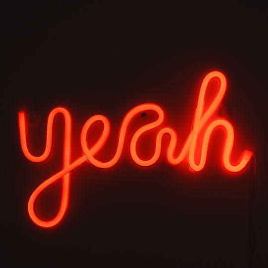 GloboStar Neon Διακοσμητικό Φωτιστικό Yeah LED