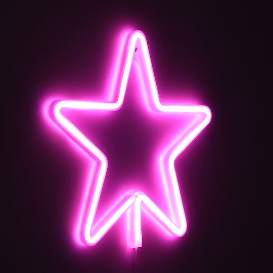 GloboStar Star Декоративна Лампа Розов