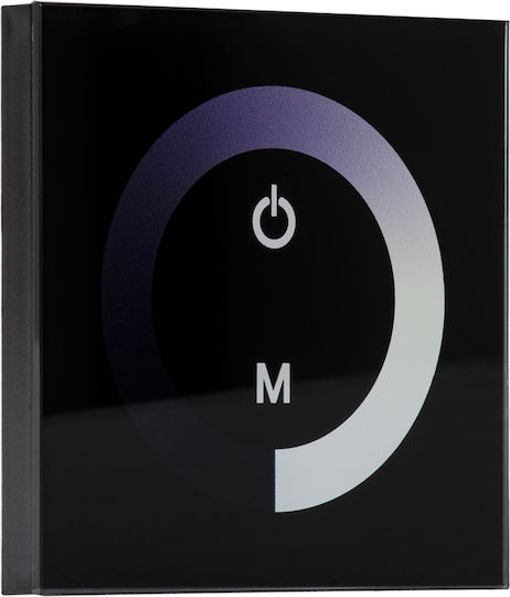 GloboStar Wall Mounted Dimmer Switch with Touch LED Strip Frame