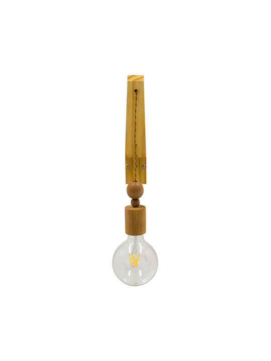 GloboStar Novo Vintage Wall Lamp with E27 Socket Beige 27x65x65cm