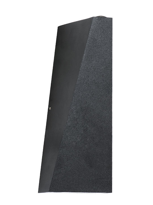 GloboStar Triande Wall-Mounted Outdoor Ceiling Lamp LED IP65 10W with Cool White Light Double Beam 8.5x8.5x20cm