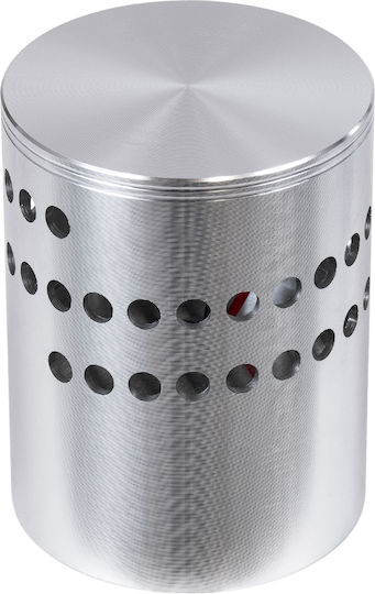 GloboStar Stains Επιτοίχια Εξωτερική Πλαφονιέρα LED IP44 5W με Ψυχρό Λευκό Φως 5.5x5.5εκ.