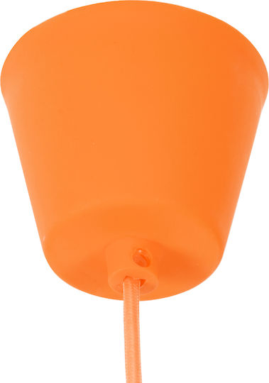 GloboStar Cablito Orange Pendant Ceiling Light with E27 Socket 4x110x110cm