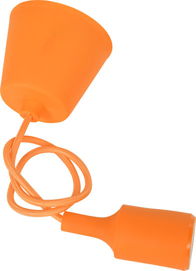GloboStar Cablito Orange Pendant Ceiling Light with E27 Socket 4x110x110cm