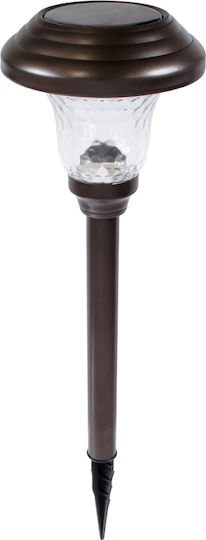 GloboStar Set of 4 Stake Solar Lights Lanterns 0.24W 100lm Cold White 6000K with Photocell IP65 12cmx12cmx23cmcm