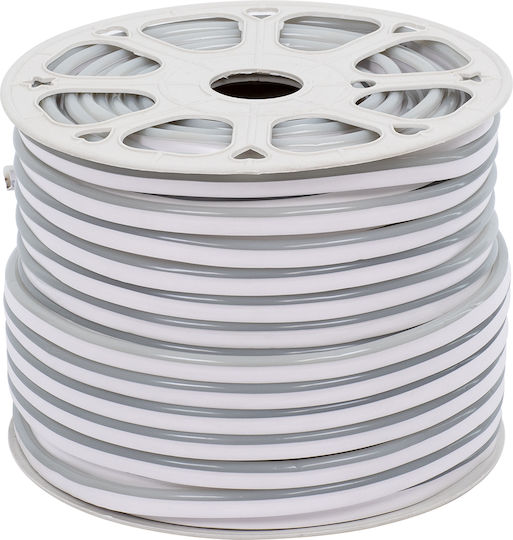 GloboStar Waterproof LED Strip 220V Warm White Light 1m Neon Flex