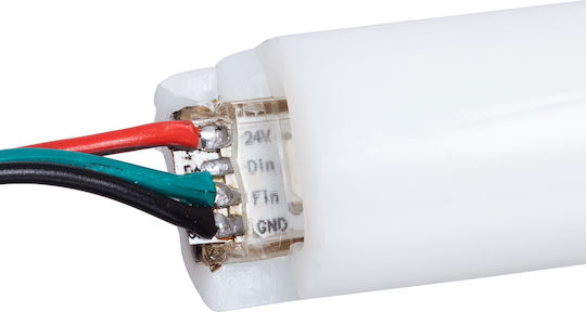 GloboStar Rezistent la apă Bandă LED 24V RGB Lumină 1m Neon Flex