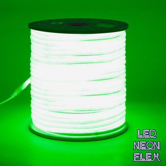 GloboStar Rezistent la apă Bandă LED 220V Verde Lumină 1m Neon Flex