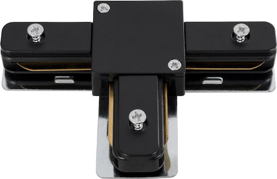 GloboStar Conector Șină pentru Corpuri de Iluminat Negru 60907