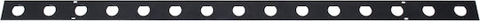 GloboStar Mounting Rail for Spotlights made of Aluminum Black 15pcs 90237