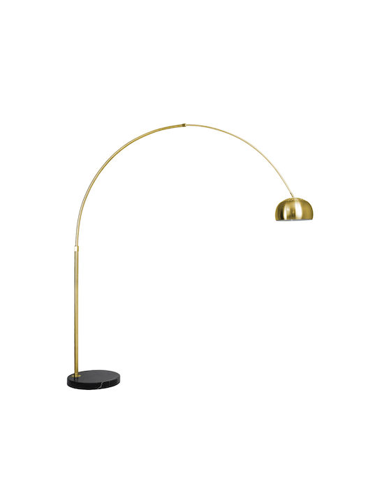 GloboStar Prague Stehleuchte H220xB210cm. mit Fassung für Lampe E27 Gold