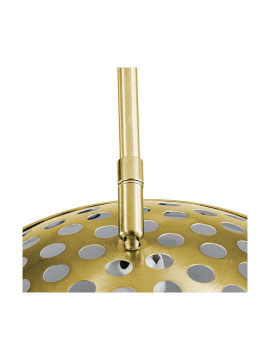 GloboStar Prague Stehleuchte H220xB210cm. mit Fassung für Lampe E27 Gold