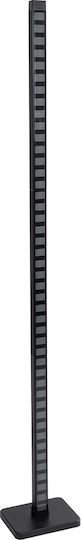 GloboStar Digicolumn LED Floor Lamp H122xW3.4cm. with RGB Light 960lm Black