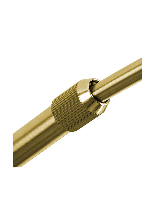 GloboStar Prague Stehleuchte H220xB210cm. mit Fassung für Lampe E27 Gold