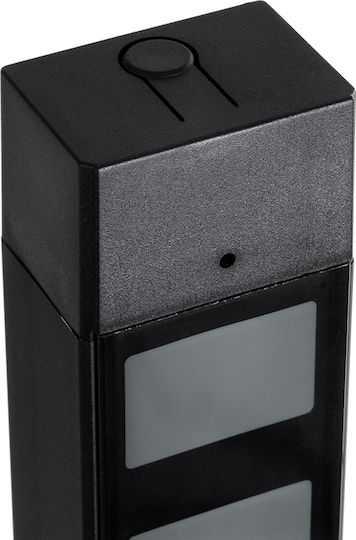 GloboStar Digicolumn LED Floor Lamp H122xW3.4cm. with RGB Light 960lm Black