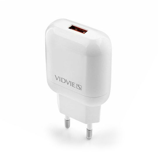 Inne Încărcător Fără Cablu cu Port USB-A Albς (GSM1037)