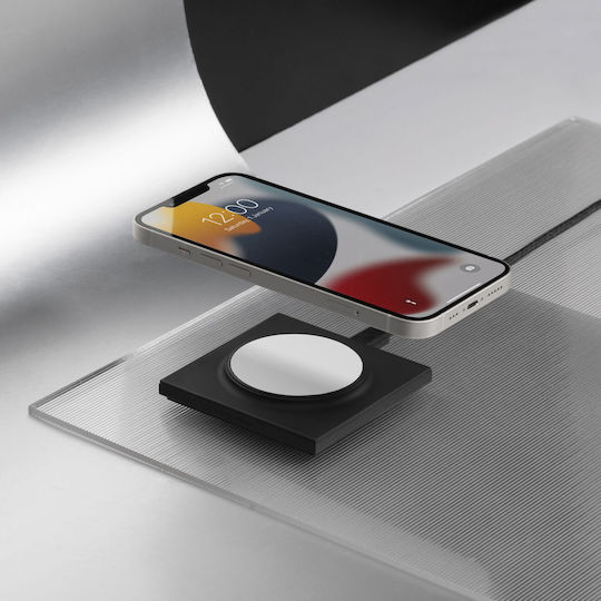 Native Union Ασύρματος Φορτιστής (Qi Pad) 15W Μαύρος (Drop Magnetic)
