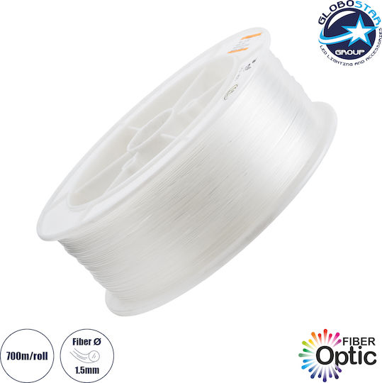 GloboStar Dekorative Lampe Optische Faser Weiß