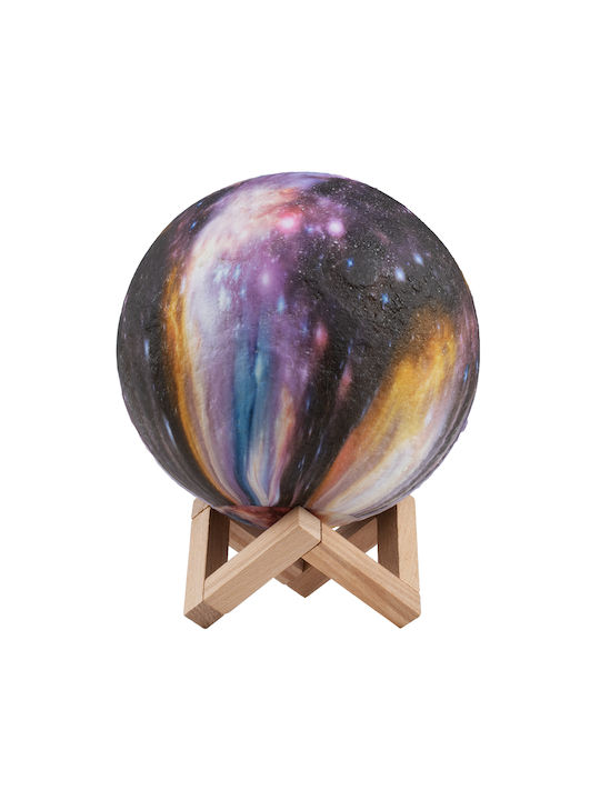 GloboStar Διακοσμητικό Φωτιστικό Kaotica LED RGB Moon Light 20x20x25εκ.