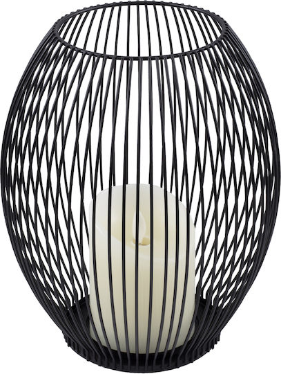 GloboStar Διακοσμητικό Φωτιστικό Candle LED Θερμό Λευκό 2700K Κερί 19x19x24εκ.