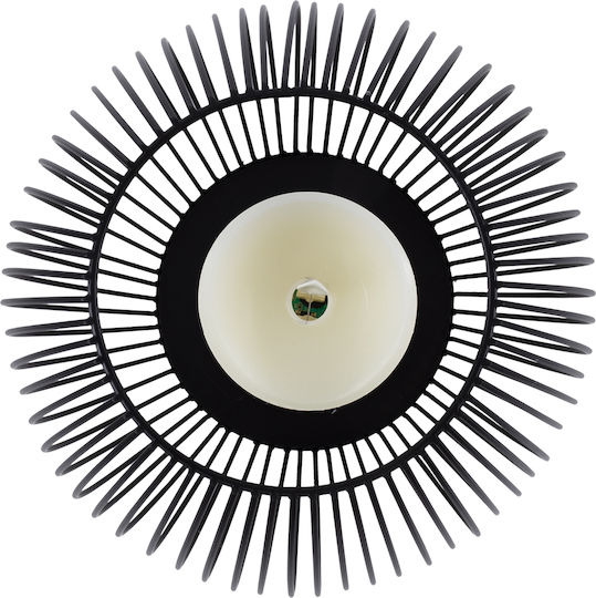 GloboStar Διακοσμητικό Φωτιστικό Candle LED Θερμό Λευκό 2700K Κερί 19x19x24εκ.