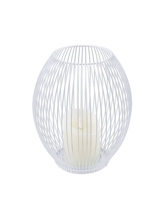 GloboStar Candle Decorative Lamp Wax Polish White