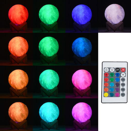 GloboStar Callisto Lustră Decorativă Lumină de Lună Multicolor