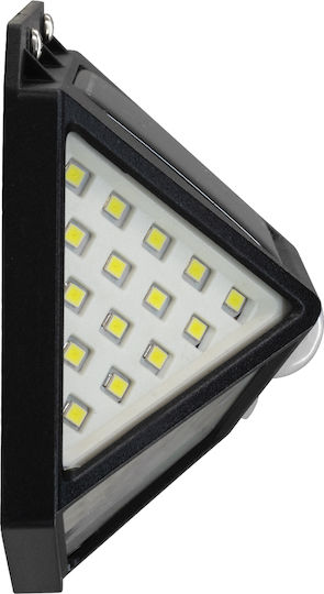 GloboStar Wall Mounted Solar Light 10W 1000lm Cold White 6000K with Motion Sensor and Photocell IP65