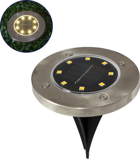 GloboStar Spiked Solar Light 3W 170lm Warm White 3000K with Photocell IP65